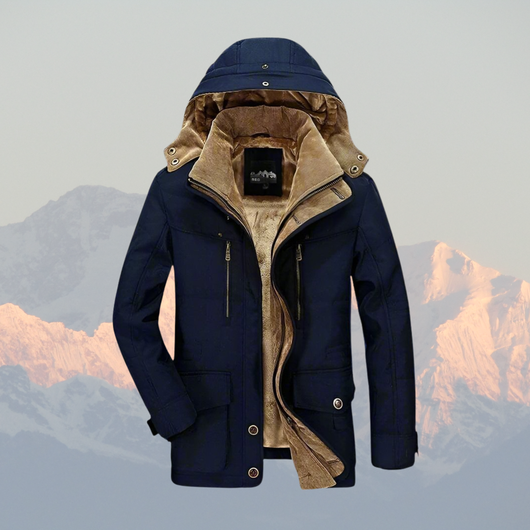 Alexander | Parka Jacket with Faux Fur Lining for Men 0