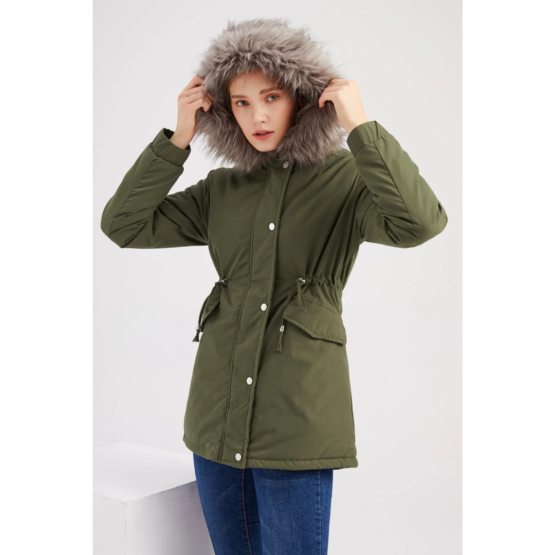 Alicia | Women's Button-Down Parka Winter Jacket 0