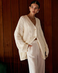Aliyah | Elegant Oversized Cable Knit Outwear 3