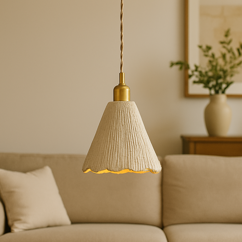 Altura | Elegant Cement Hanging Lamp for Modern Home Spaces 0
