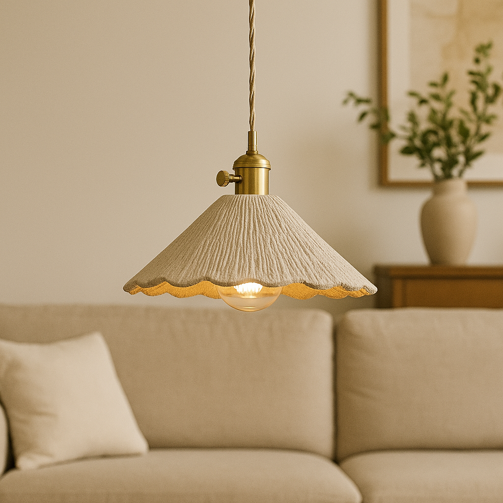 Altura | Elegant Cement Hanging Lamp for Modern Home Spaces 3