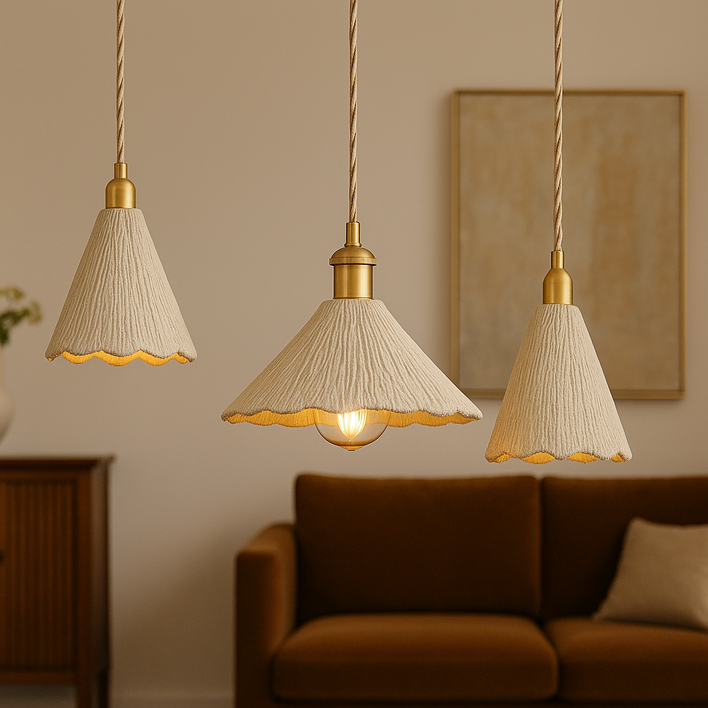 Altura | Elegant Cement Hanging Lamp for Modern Home Spaces 5