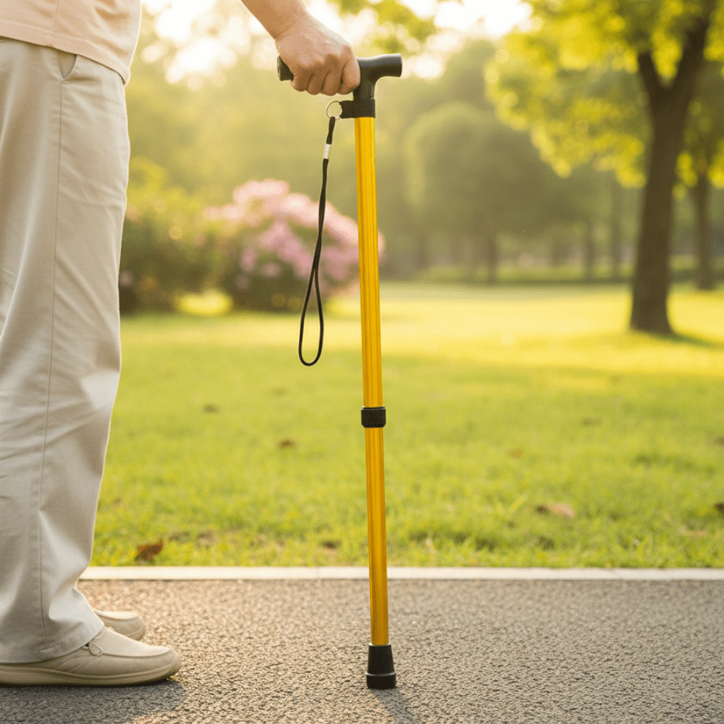 AluStride | Lightweight Ergonomic Adjustable Walking Cane for Seniors 0