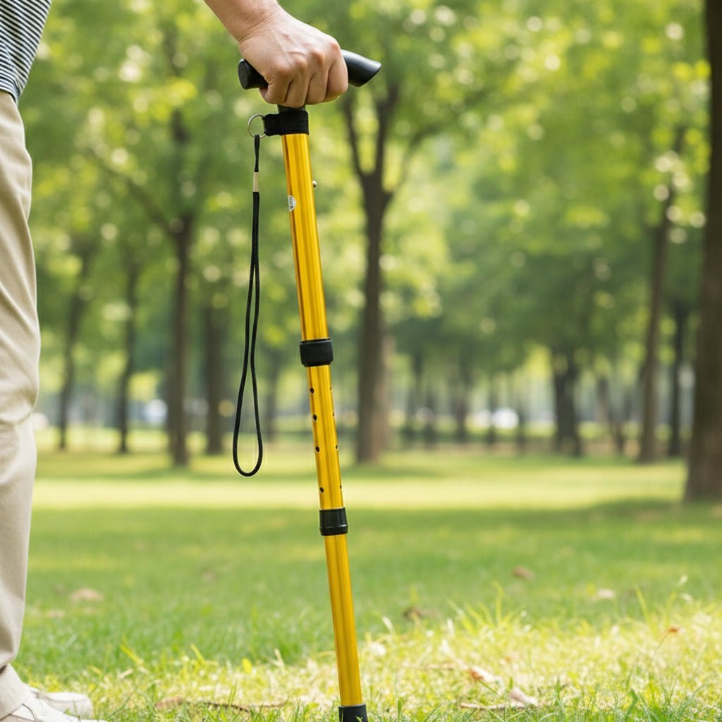 AluStride | Lightweight Ergonomic Adjustable Walking Cane for Seniors 3
