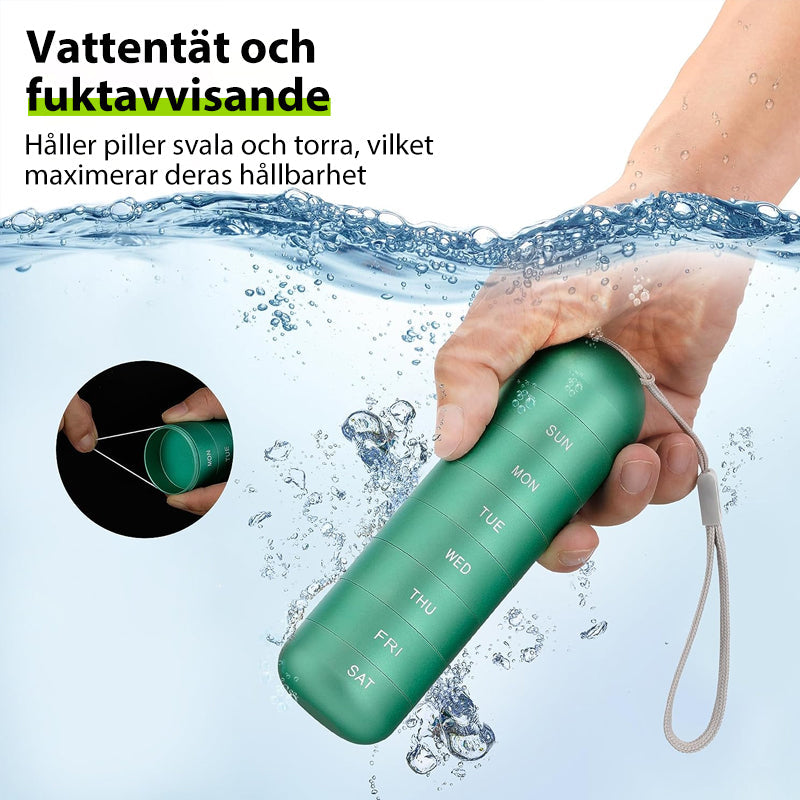 AluminaGuard | Durable Waterproof 7-Day Pill Box Organizer for Travel 3