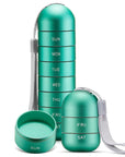 AluminaGuard | Durable Waterproof 7-Day Pill Box Organizer for Travel 7