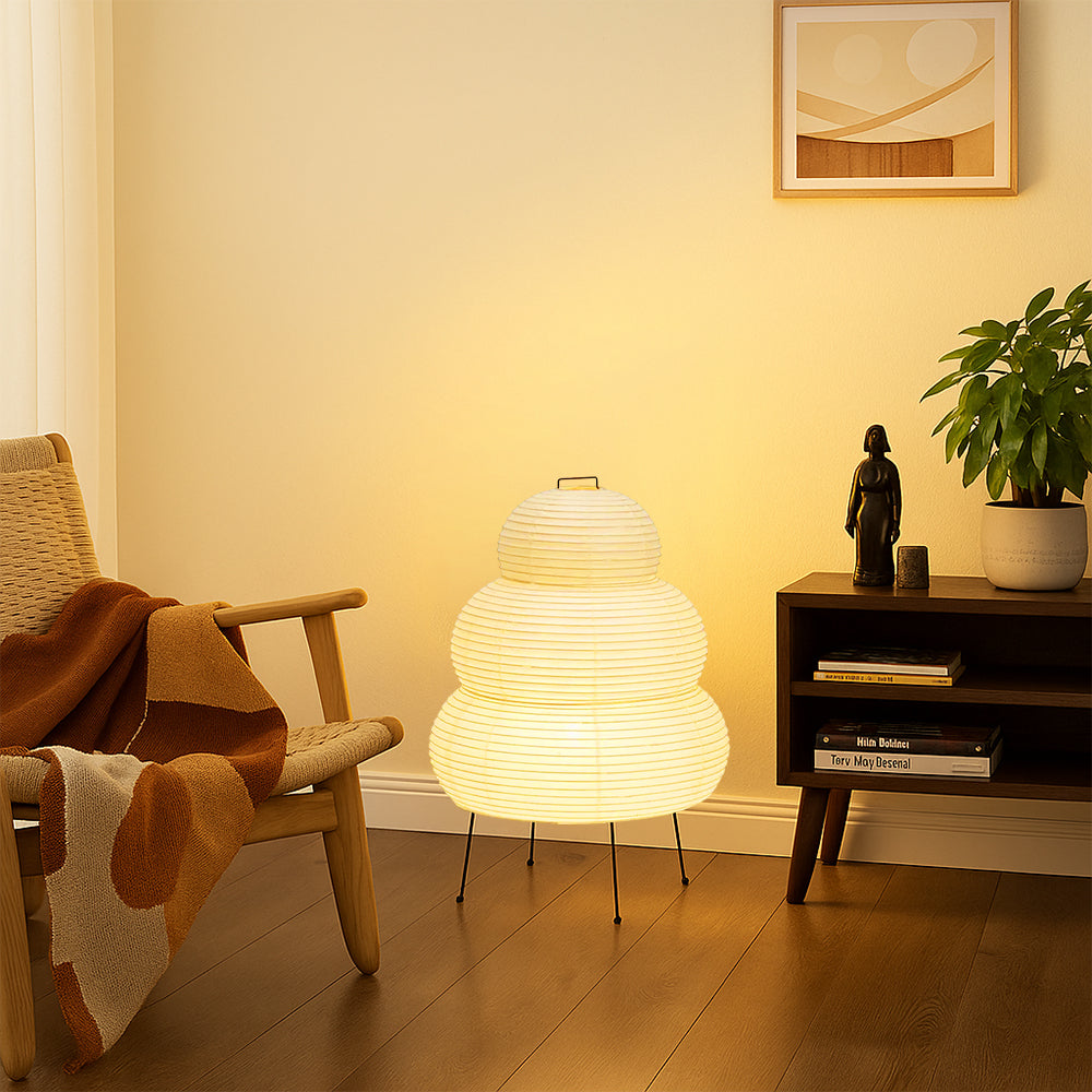 Alvora | Modern Style Rice Paper Table Lamp 4