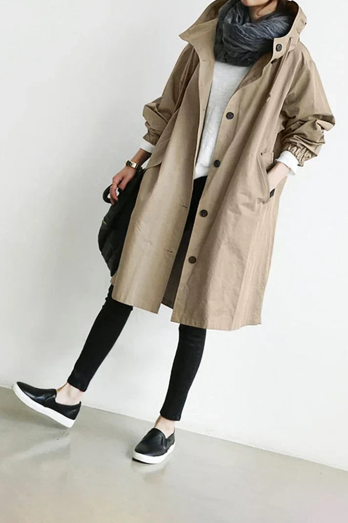 Amara | Chic Oversized Trench Coat for Women – Stylish and Relaxed 4