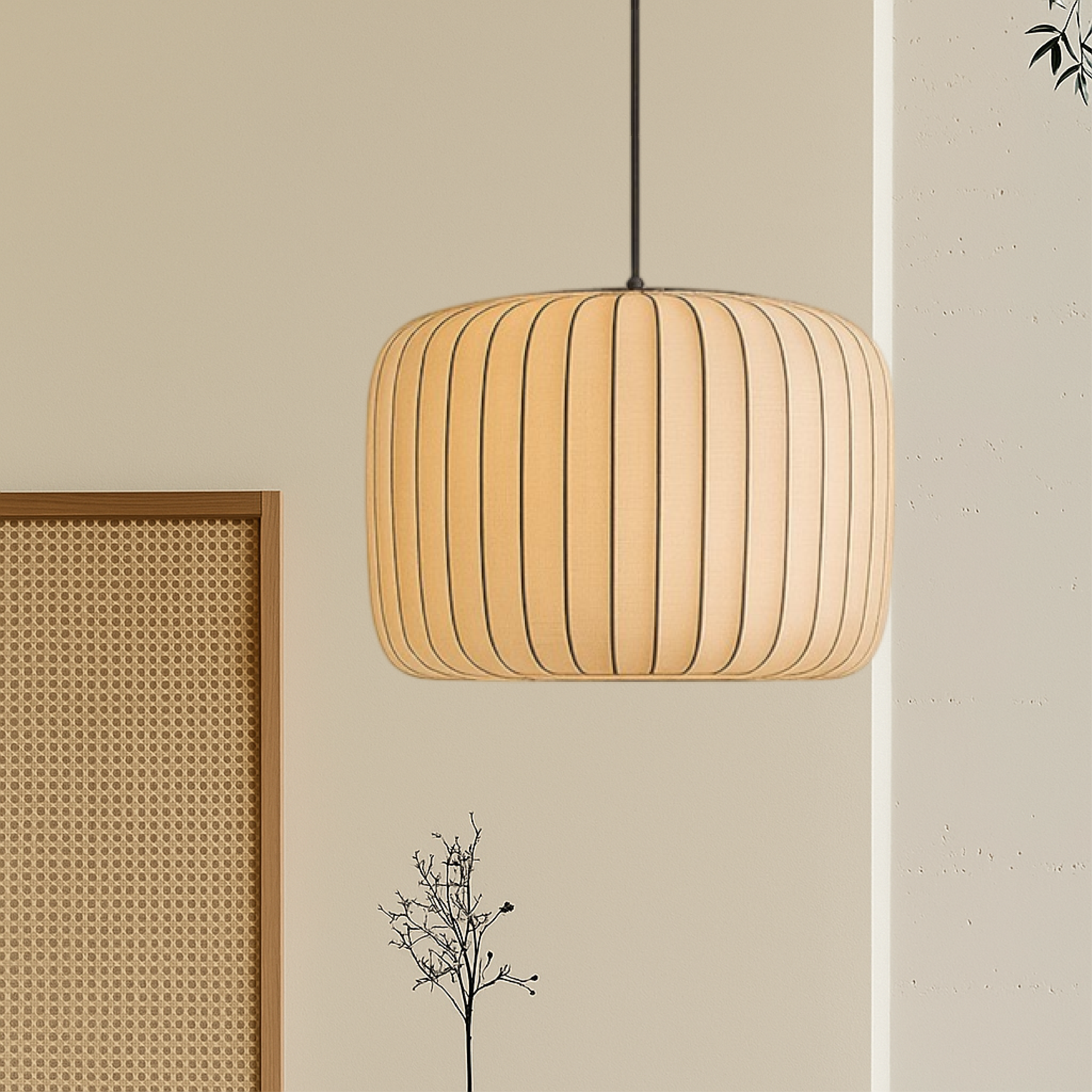 Ambrelle | Timeless Silk Pendant Lamp 0