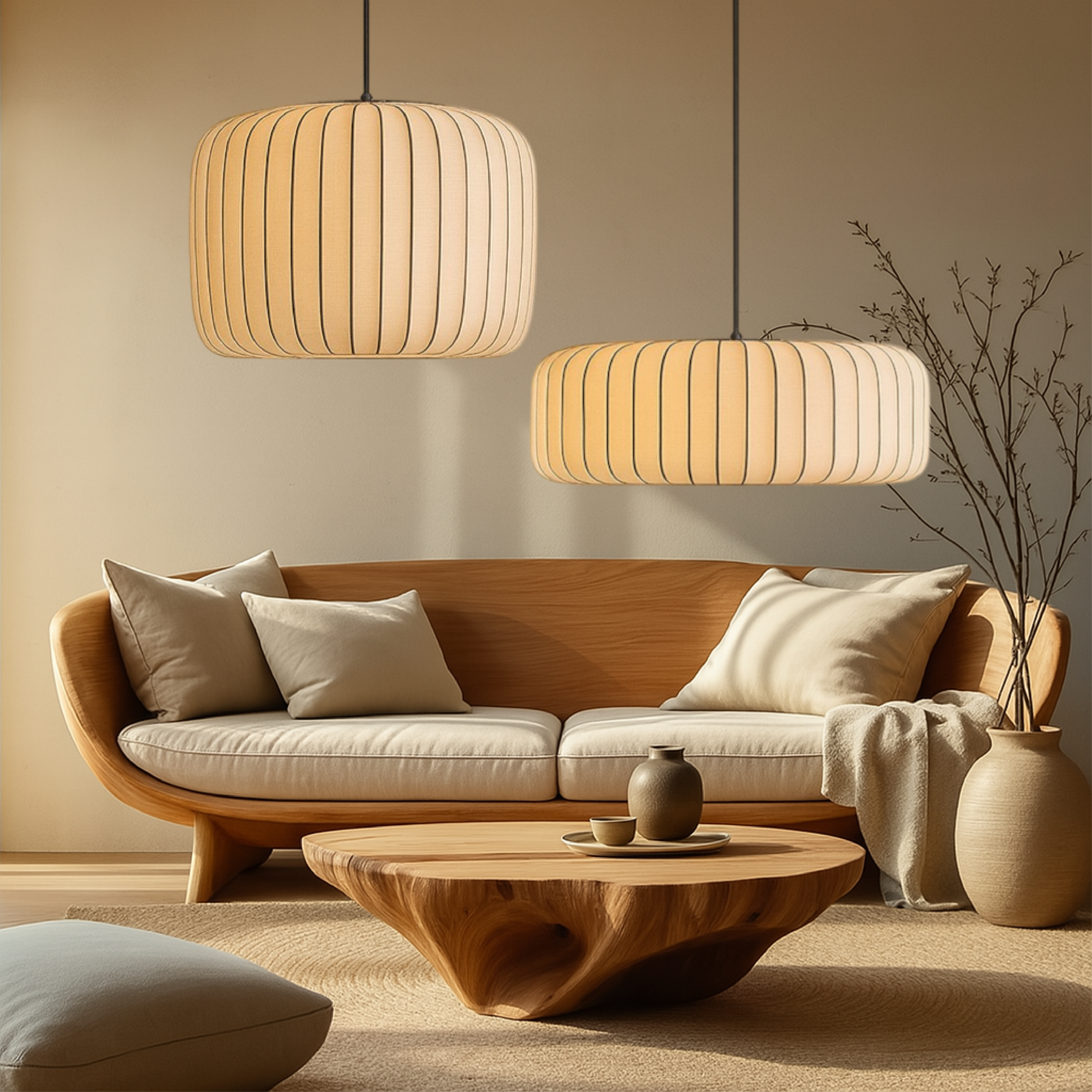 Ambrelle | Timeless Silk Pendant Lamp 1