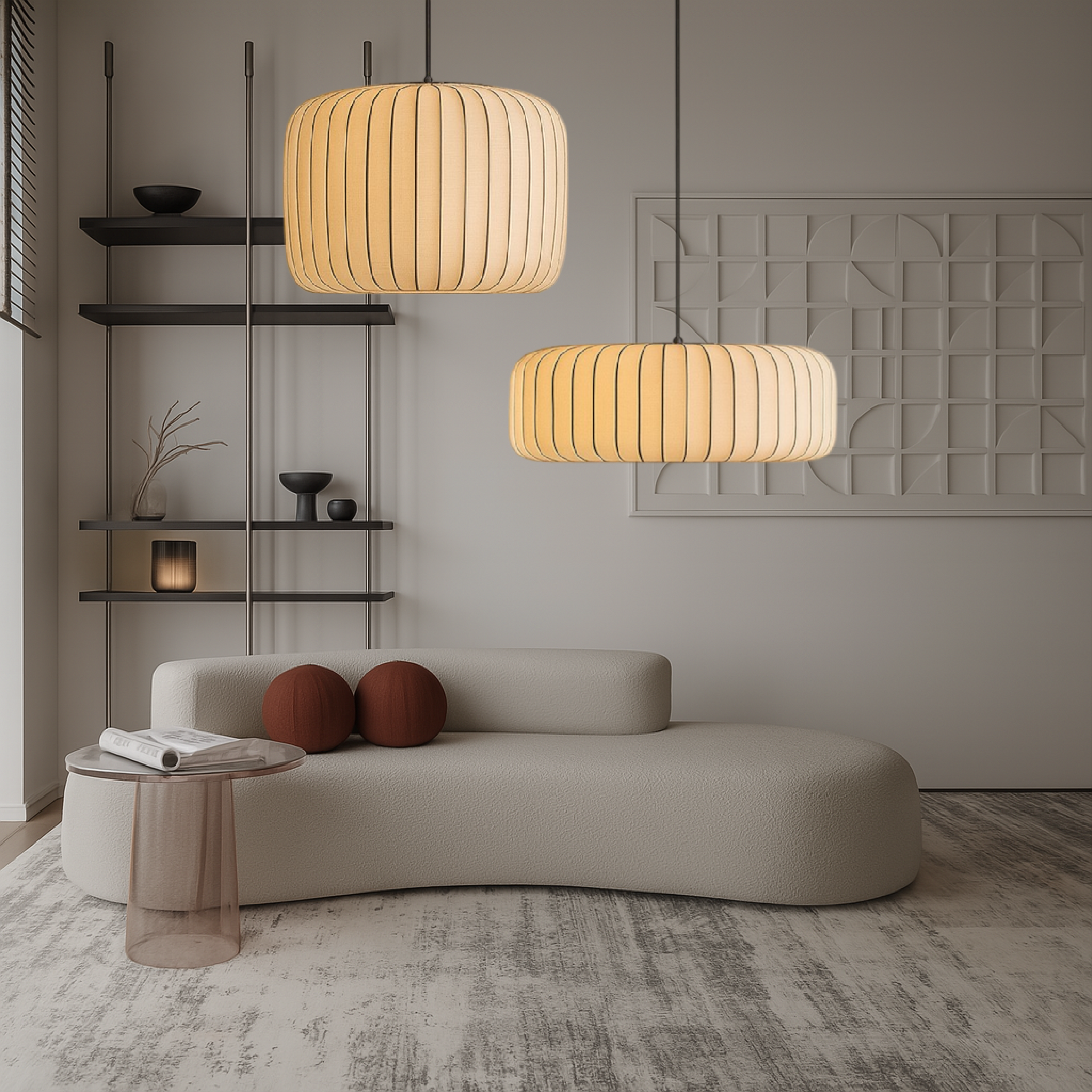 Ambrelle | Timeless Silk Pendant Lamp 2