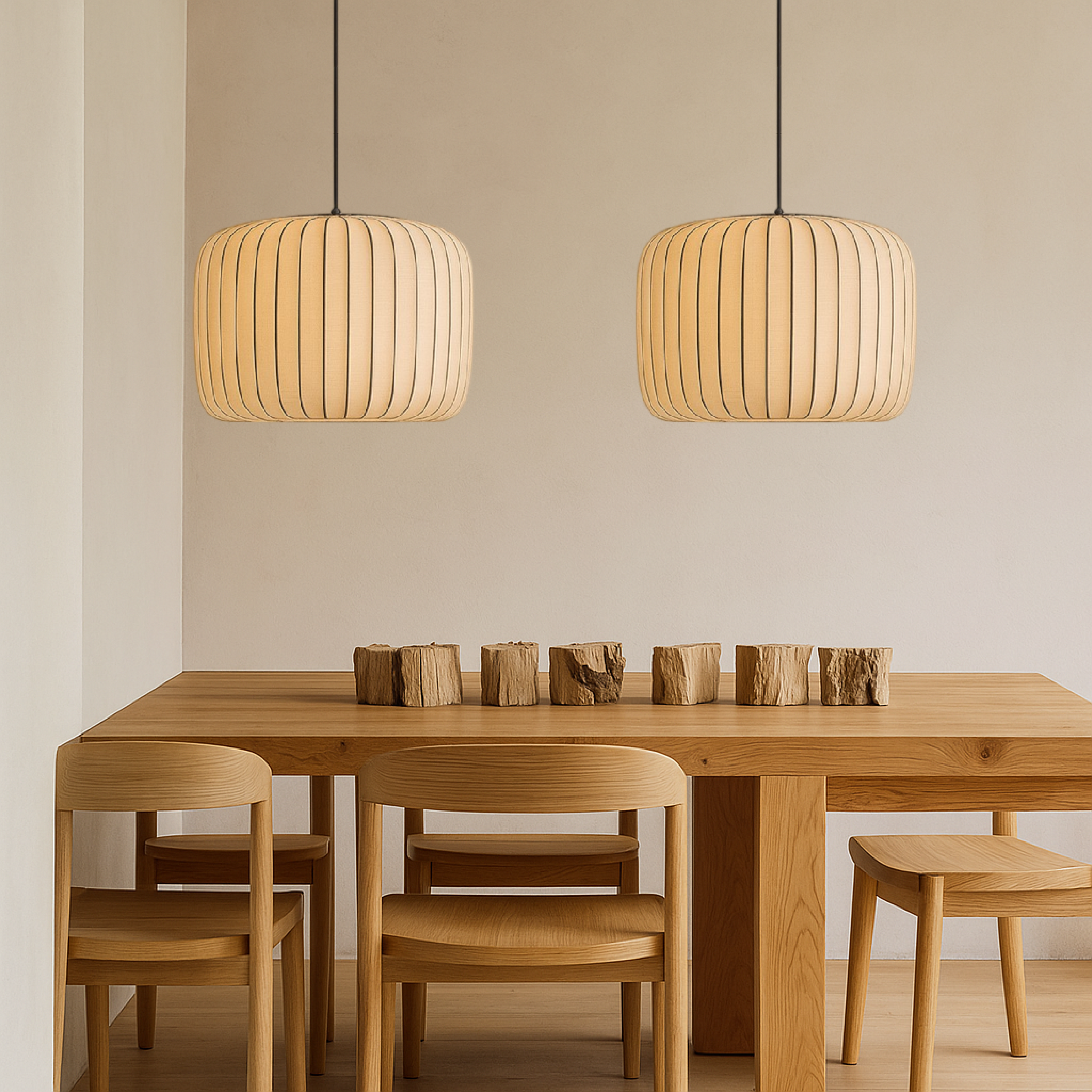 Ambrelle | Timeless Silk Pendant Lamp 3