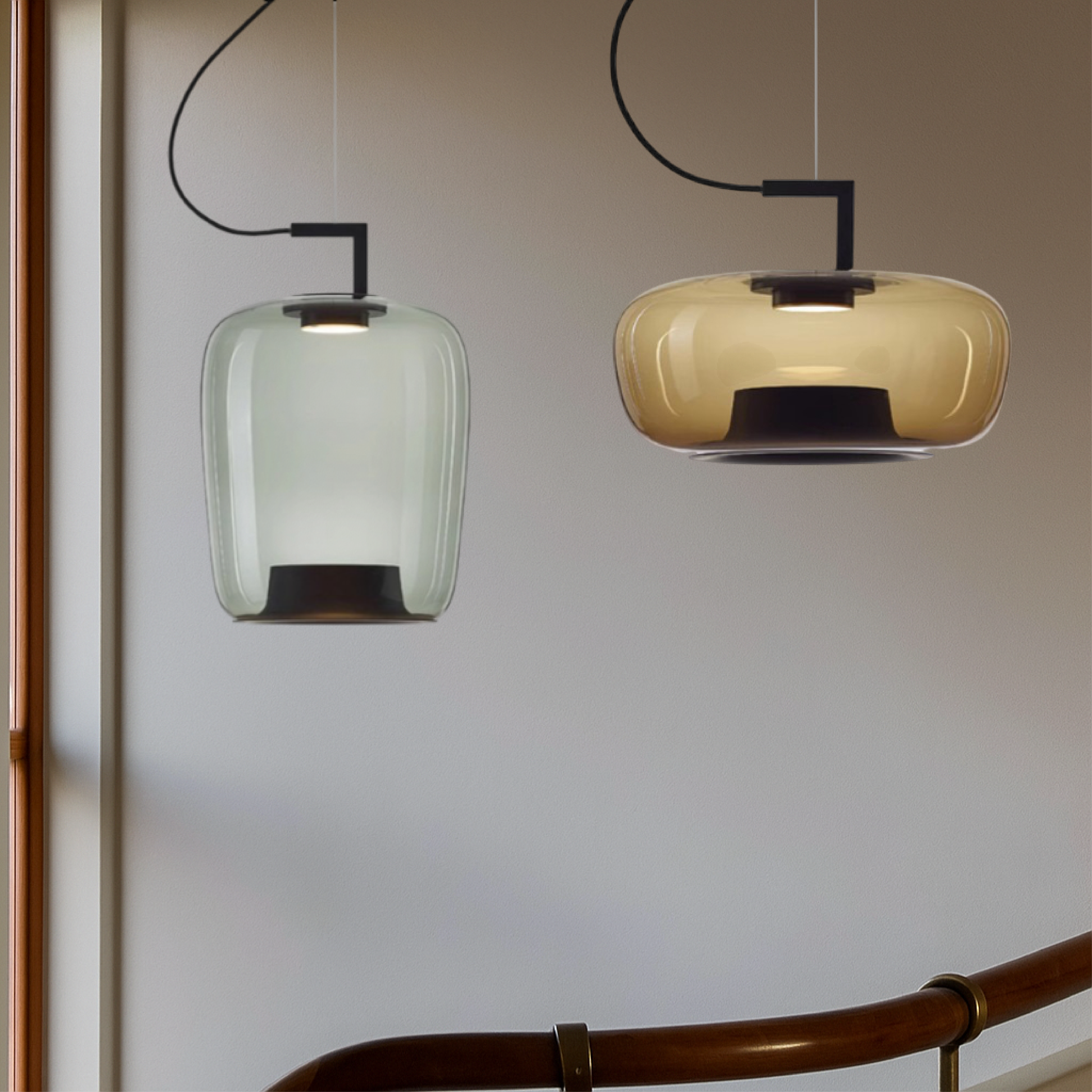 Amvora | Classic Glass Pendant Lamp 2