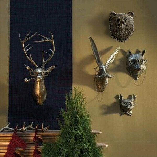 AnimaliaArt | Playful Creative Wall Decor Animal Head Hangings 2