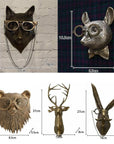 AnimaliaArt | Playful Creative Wall Decor Animal Head Hangings 7