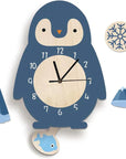 AnimaliaTime | Cheerful Interactive Children's Pendulum Wall Clock 2