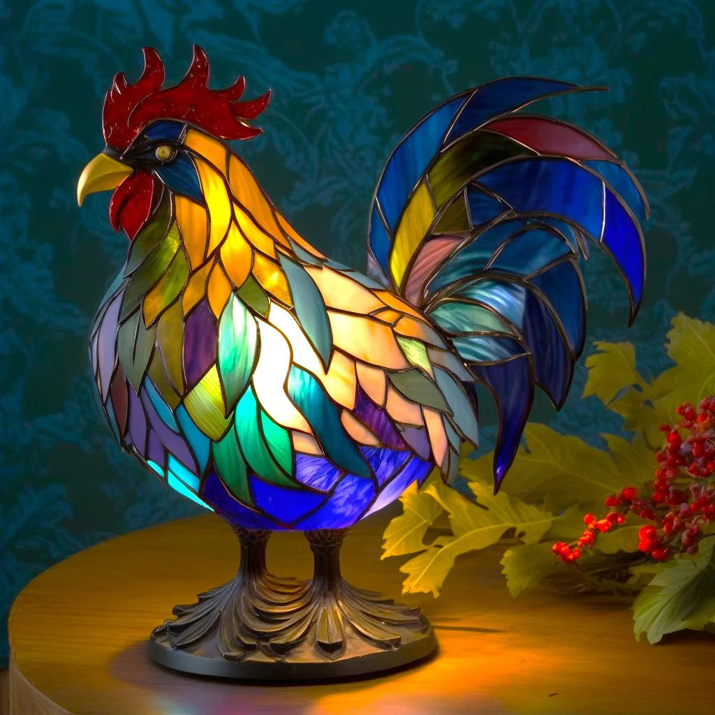 ForestBloom Stained Glass – Wildlife-Inspired Panels for Radiant Decor