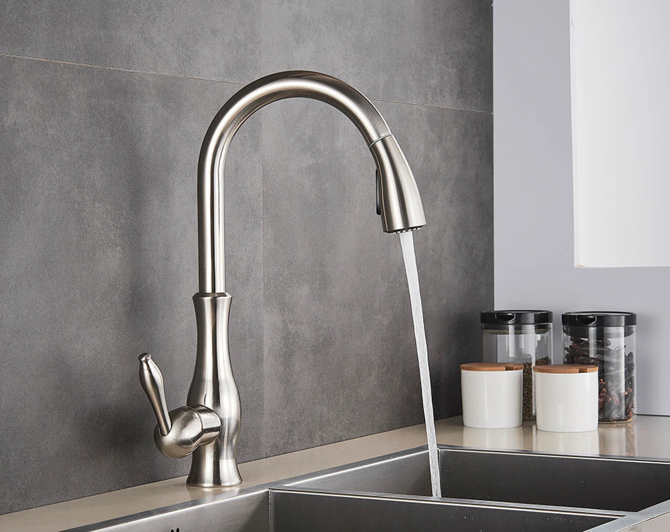 Antonite | Elegant Modern Retractable Kitchen Faucet With Sprayer 1