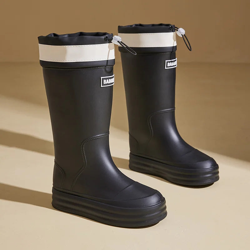 AquaBloom | Stylish Breathable Waterproof Rubber Rain Boots for Women 0