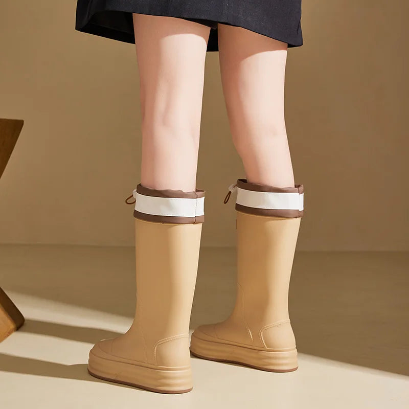 AquaBloom | Stylish Breathable Waterproof Rubber Rain Boots for Women 4