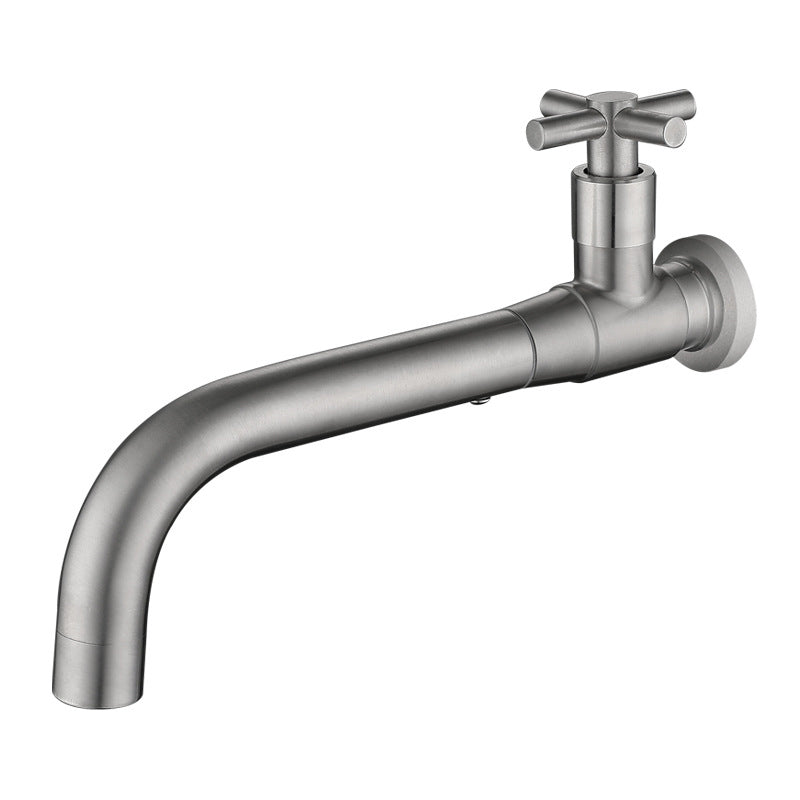 AquaElegance | Sleek Modern Stainless Steel Wall Mounted Bathroom Faucet 0