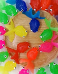 AquaFin | Floating Rubber Fish Bath Toy Set – 12-Pack for Toddlers 3