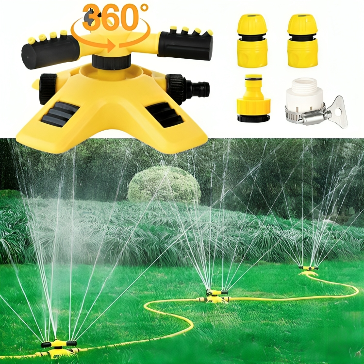 AquaFlow 360 | Rotating Lawn Sprinkler for Gardens 1