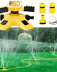 AquaFlow 360 | Rotating Lawn Sprinkler for Gardens 1