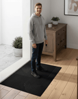 AquaFlow | Elegant Absorbent Microfiber Door Mat with Non-Slip Backing 1