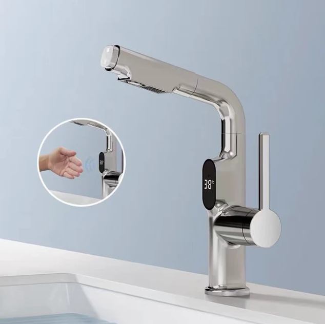 AquaFusion | Sleek Smart Digital Kitchen and Bathroom Faucet 8