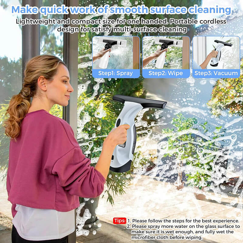AquaGem | Powerful Cordless Window Cleaner with Efficient Suction 1