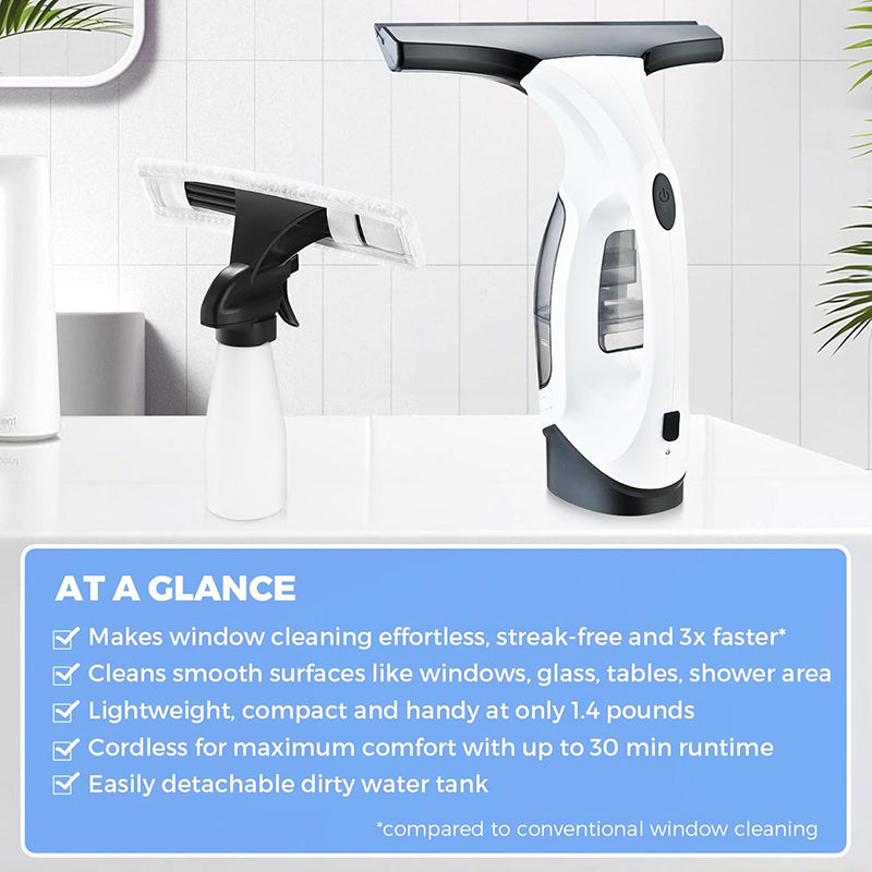 AquaGem | Powerful Cordless Window Cleaner with Efficient Suction 5