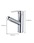 AquaGem | Stylish Modern Chrome Bathroom Mixer Tap for Elegant Sinks 1