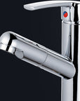 AquaGem | Stylish Modern Chrome Bathroom Mixer Tap for Elegant Sinks 3