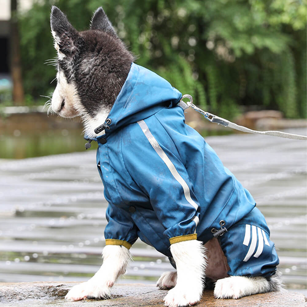 AquaGuard | Stylish Waterproof Adjustable Dog Raincoat with Hood 4