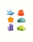 AquaPals | Soft Floating Animal Bath Toy Set for Babies & Toddlers 3