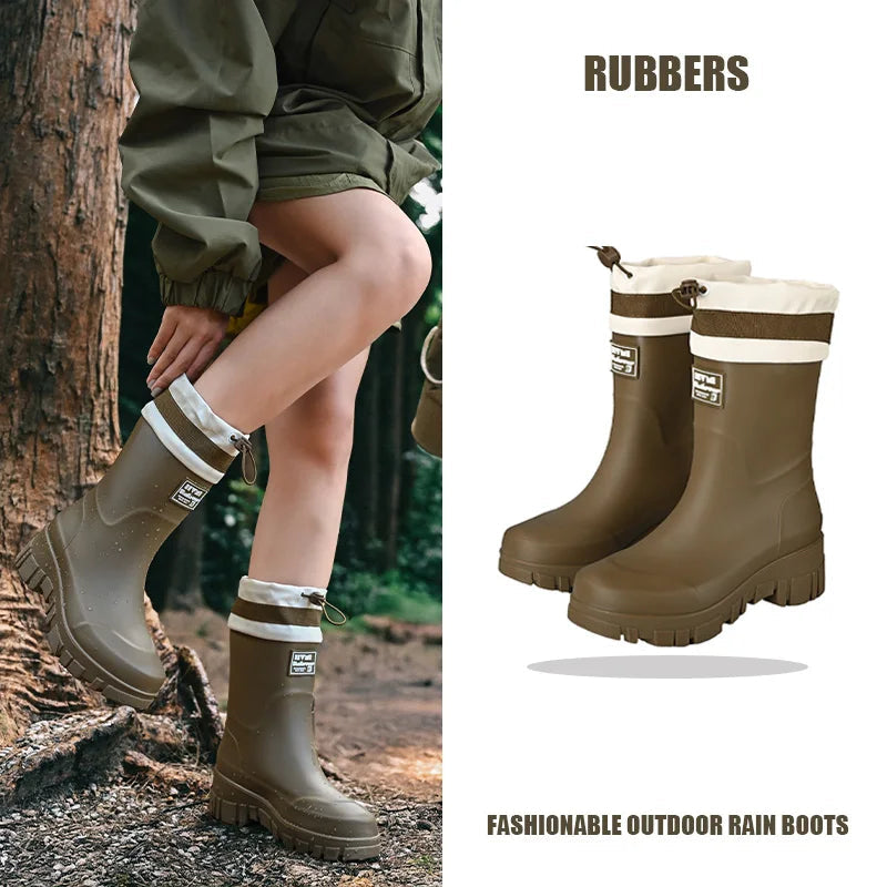 AquaShield | Durable Waterproof Adjustable Rain Boots for Families 0