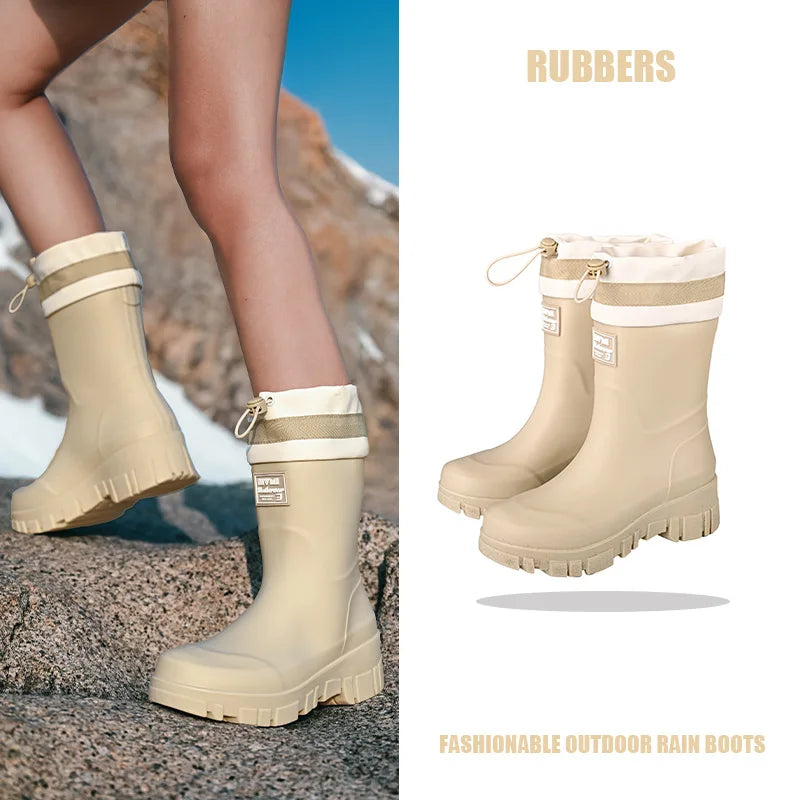 AquaShield | Durable Waterproof Adjustable Rain Boots for Families 6