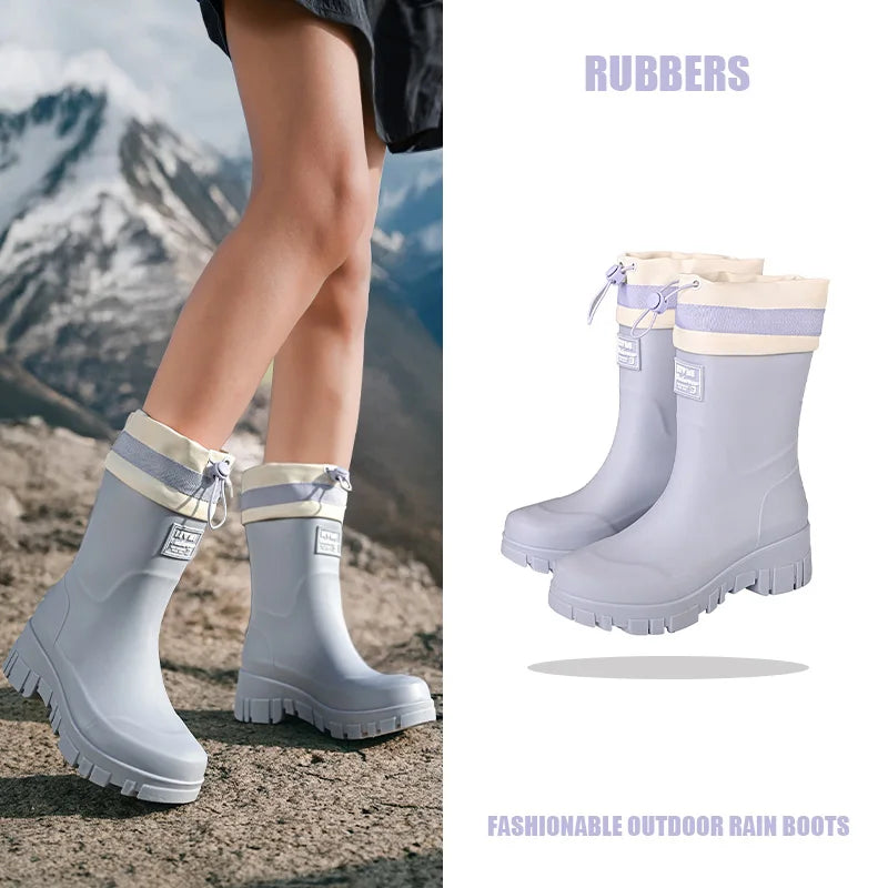 AquaShield | Durable Waterproof Adjustable Rain Boots for Families 7
