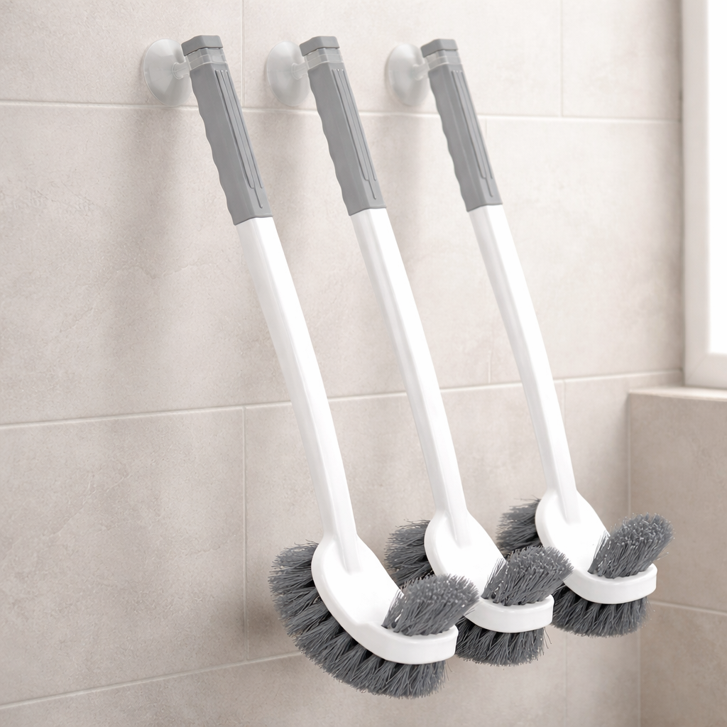 AquaStone | Efficient Wall Mounted Toilet Brush with Double-Sided Angle 1