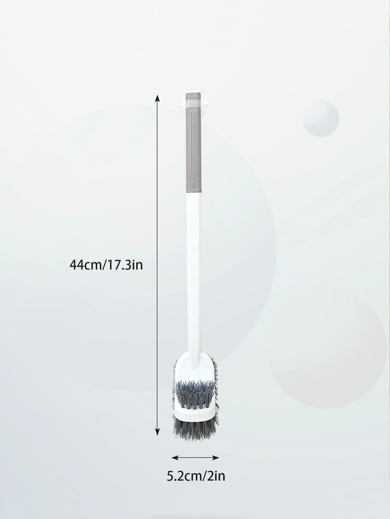 AquaStone | Efficient Wall Mounted Toilet Brush with Double-Sided Angle 5
