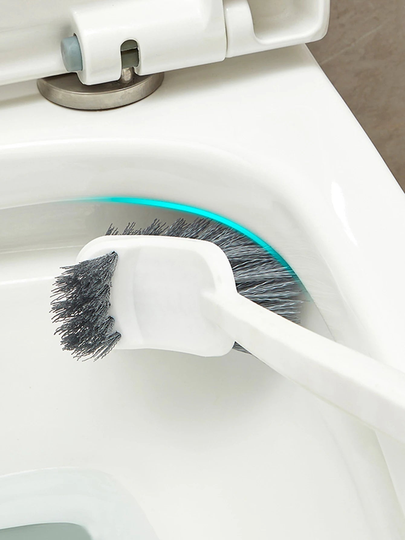 AquaStone | Efficient Wall Mounted Toilet Brush with Double-Sided Angle 6