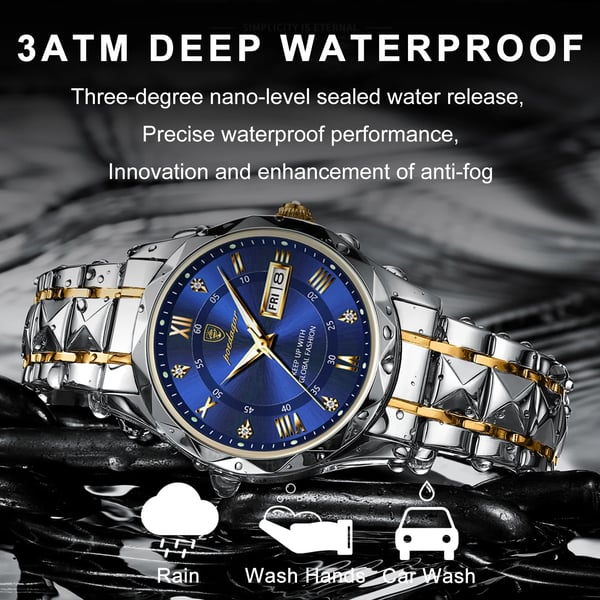 AquaTime | Waterproof Men’s Wristwatch with Luminous Display 4