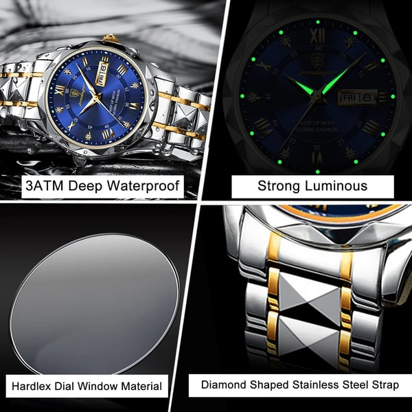 AquaTime | Waterproof Men’s Wristwatch with Luminous Display 5