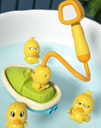 AquaTots | Bath Toy Set with Floating Ducks and Gentle Water Sprayer 1