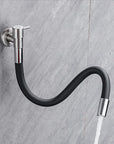 AquaVogue | Modern Sleek Wall Mounted Bathroom Faucet with Lever Handles 2