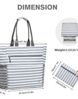 AquaVoyage | Spacious Stylish Waterproof Beach Bag for Summer Fun 1