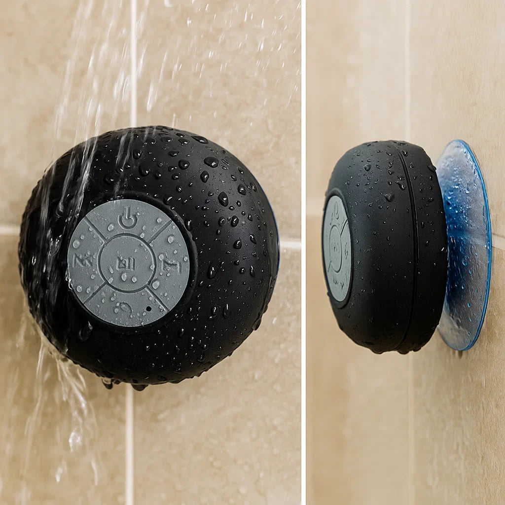 AquaWave | Compact Waterproof Bluetooth Shower Speaker with Powerful Bass 2