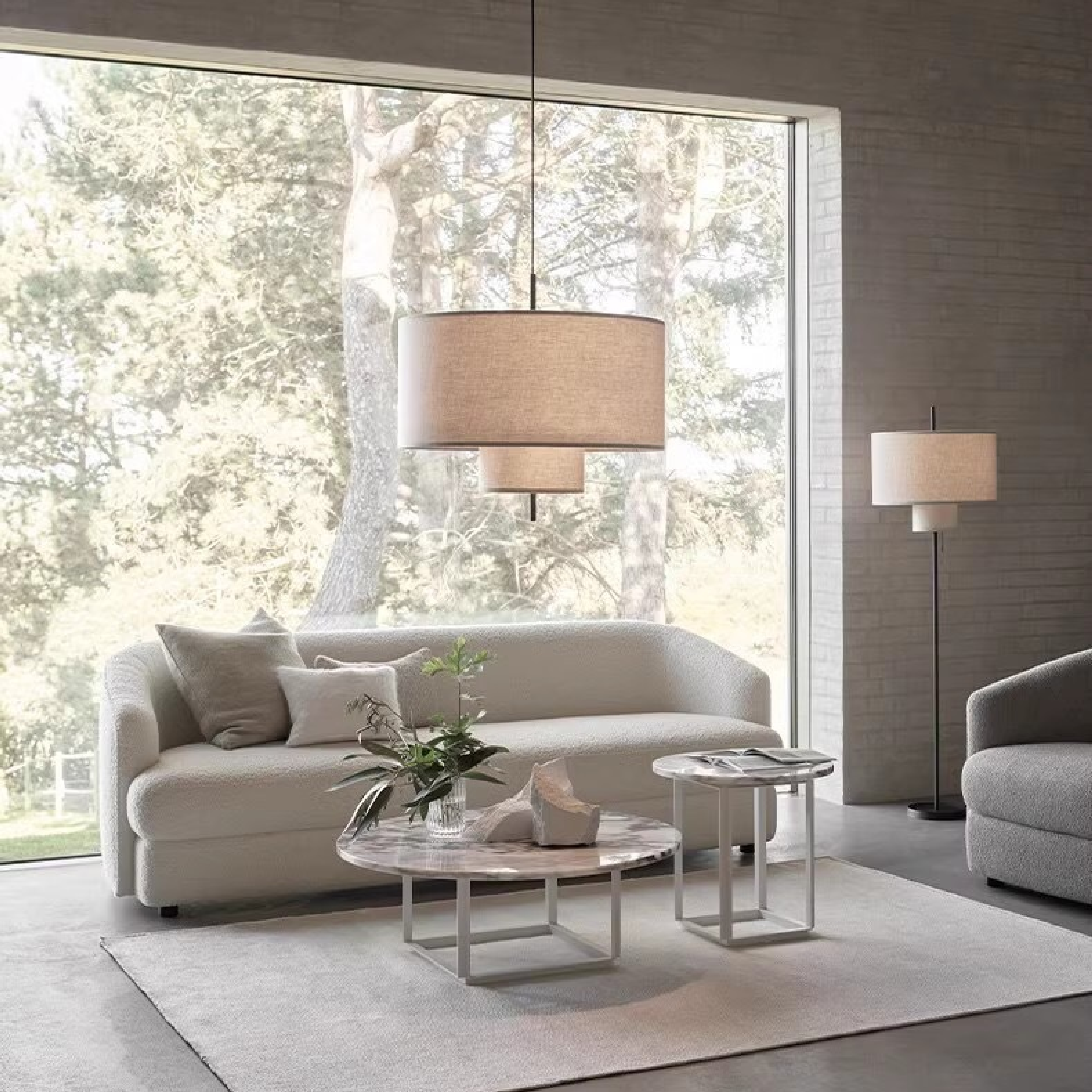 Archinea | Modern Yurina Silk Pendant Lamp 4