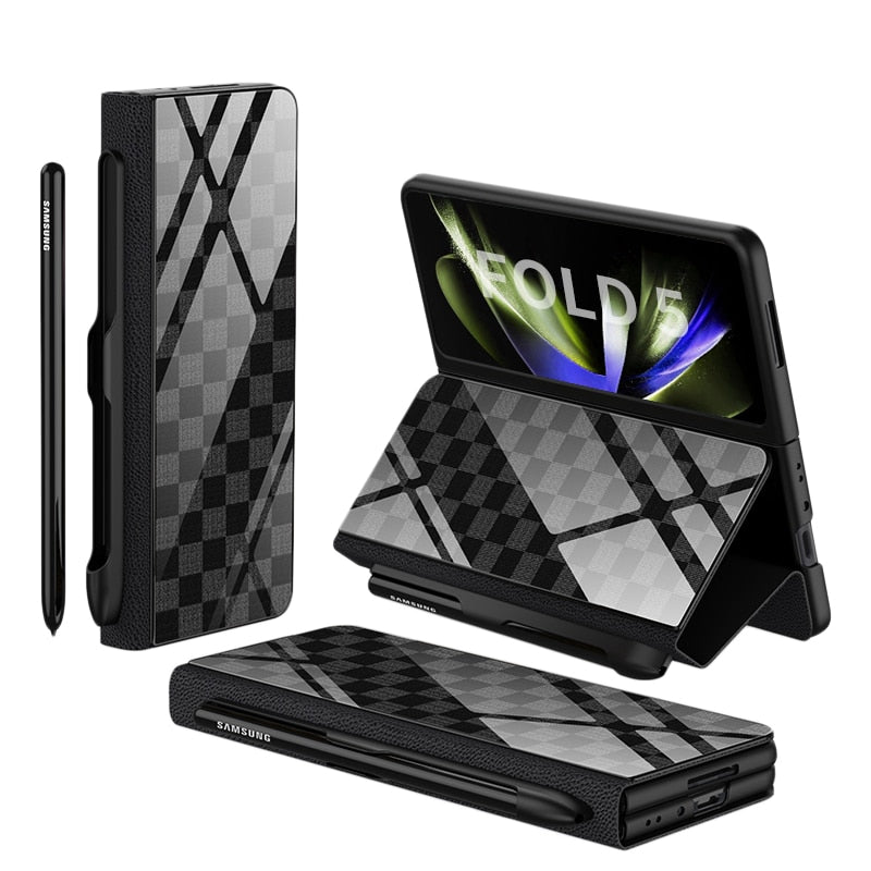 ArmorGuard | Durable Shockproof Leather Case for Samsung Galaxy Z Fold 5/4 11